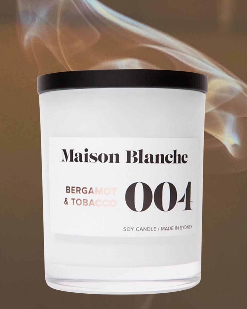 004 Bergamot & Tobacco - Large Candle
