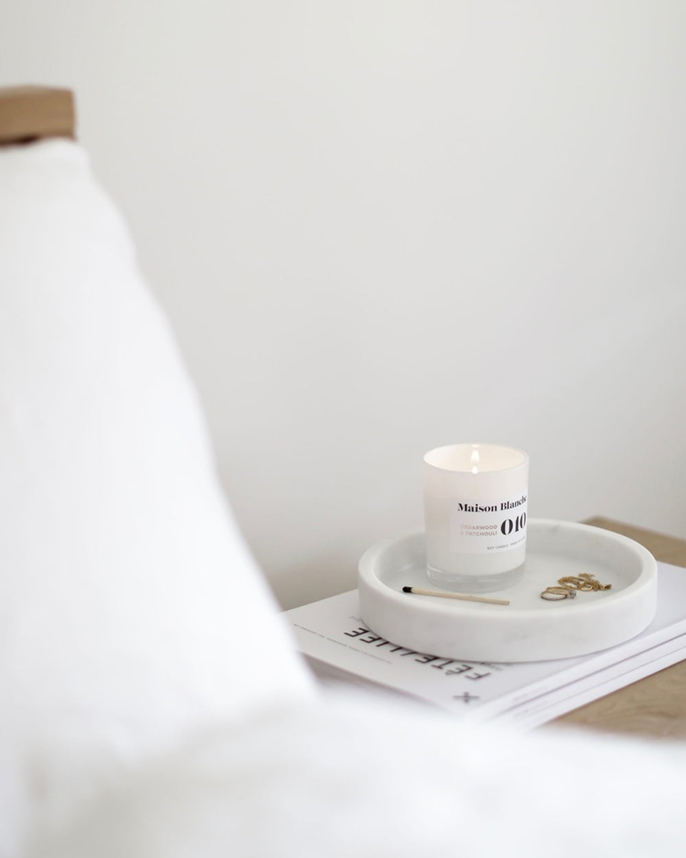 010 Cedarwood & Patchouli - Medium Candle