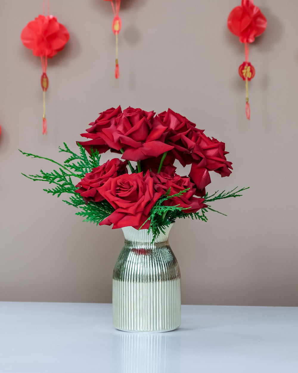 Lucky Bloom Vase Arrangement