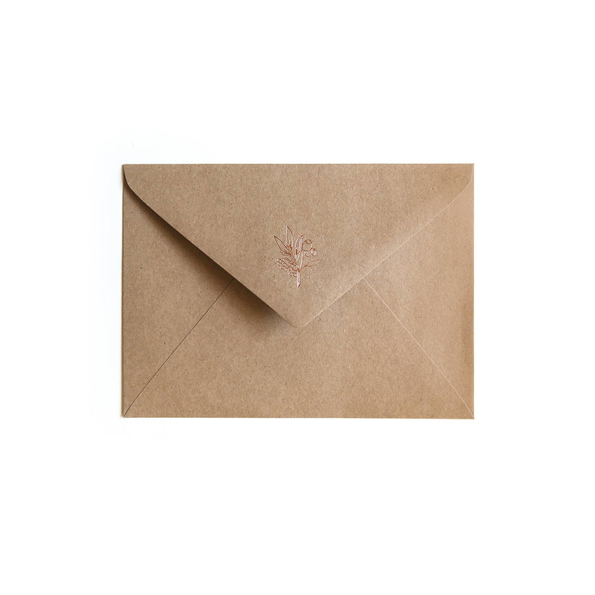 Brown Waratah Card