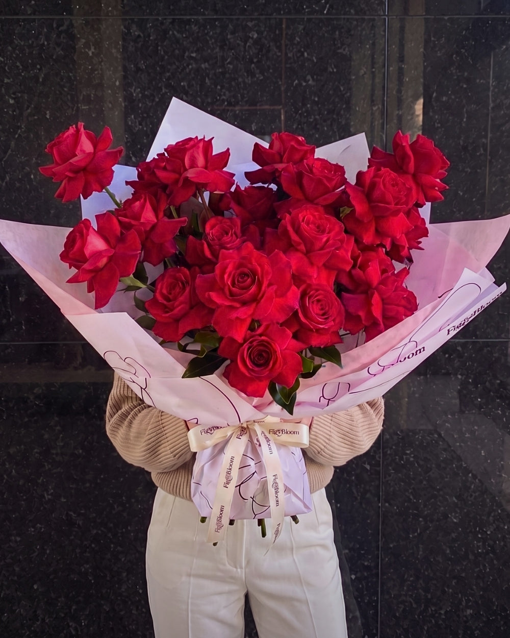Reflexed Roses - Red