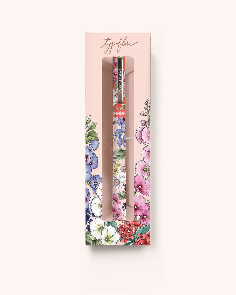 Rollerball Pen Blooms in Pink