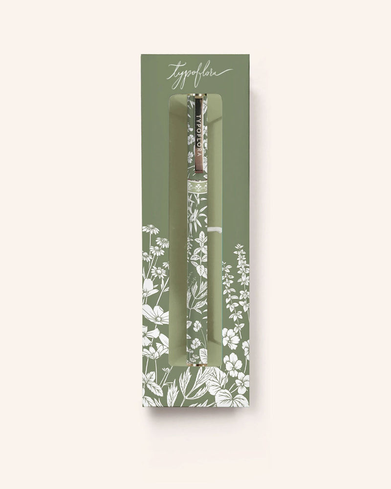 Rollerball Pen Sage Botanical