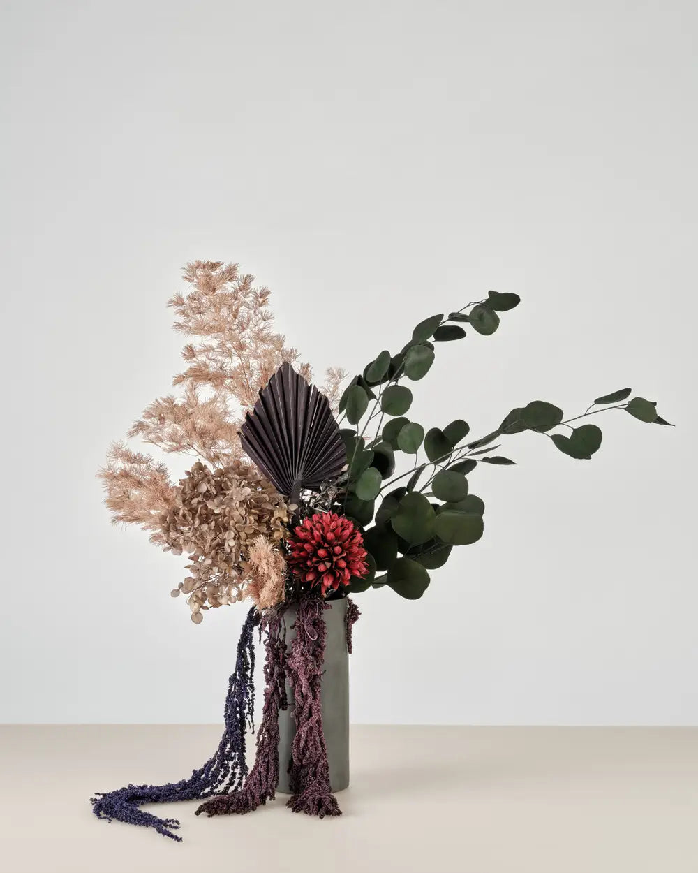 Scorpio Dried Flower Arrangement by Fig & Bloom