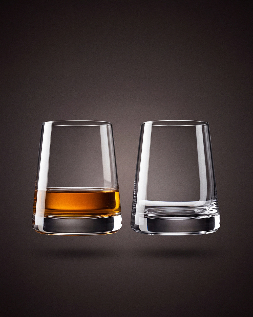The pair of Stölzle Revolution crystal whisky tumblers included in The Nightcap.