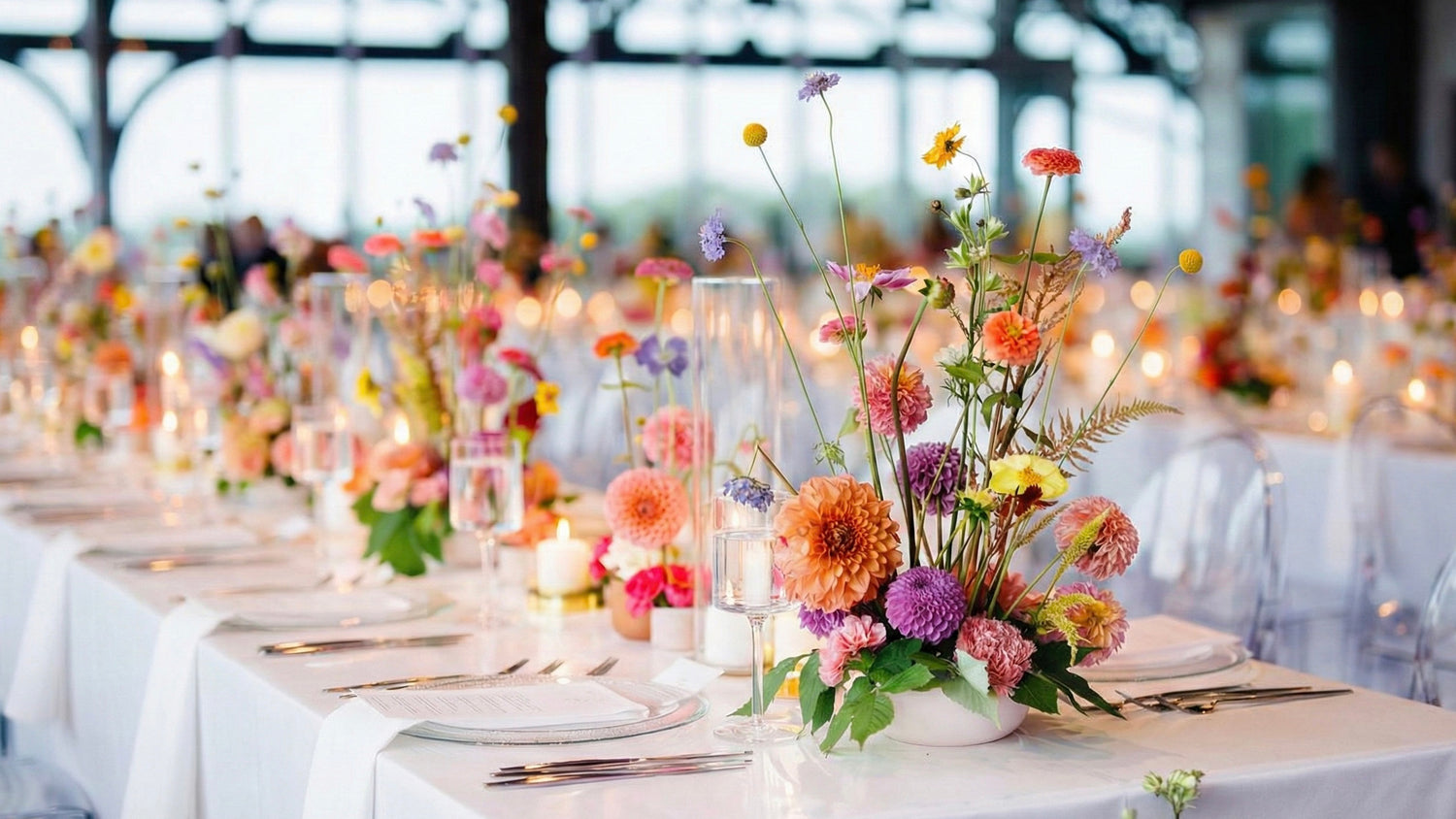 Pastel Event Flowers