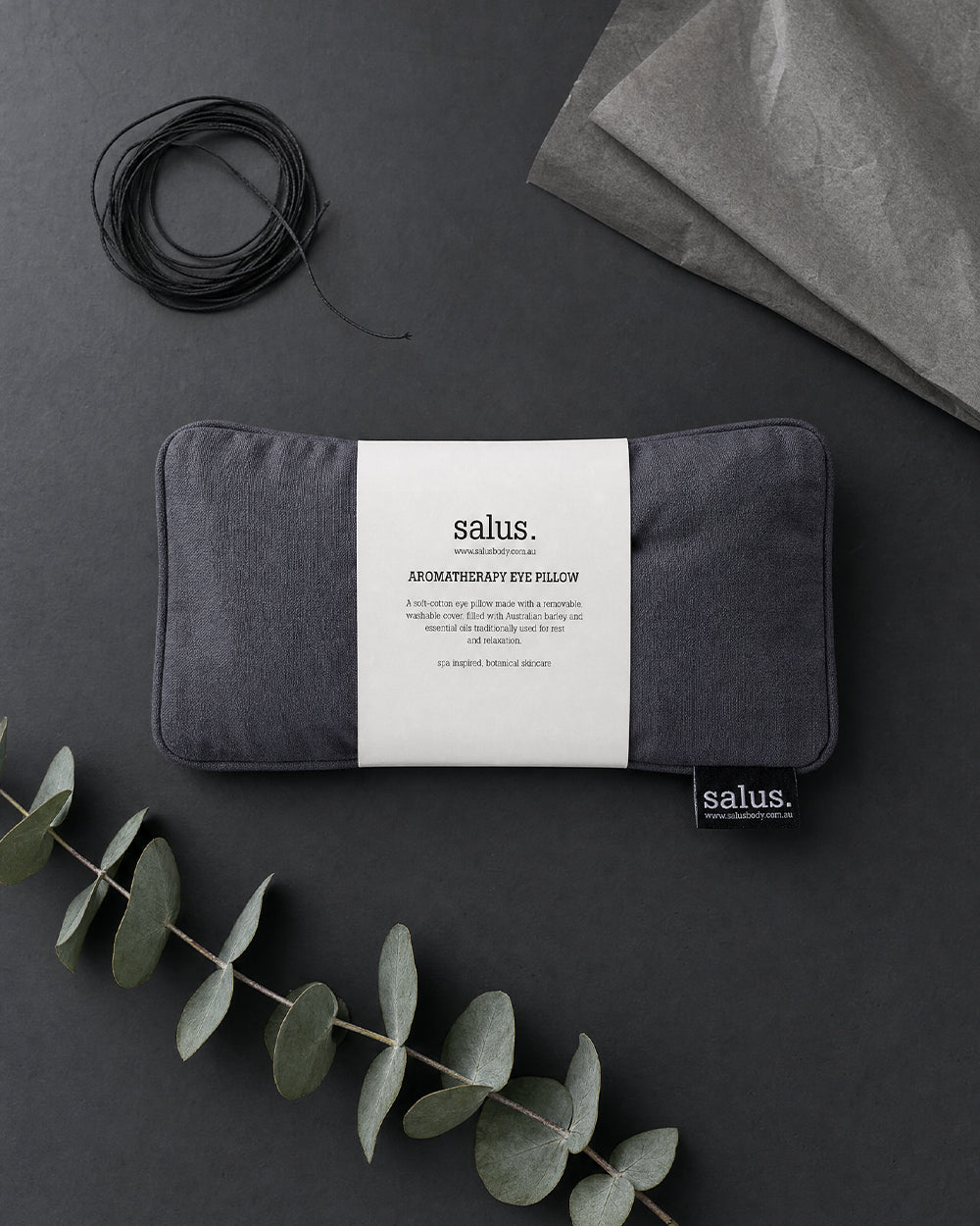 Salus Aromatherapy Eye Pillow Charcoal