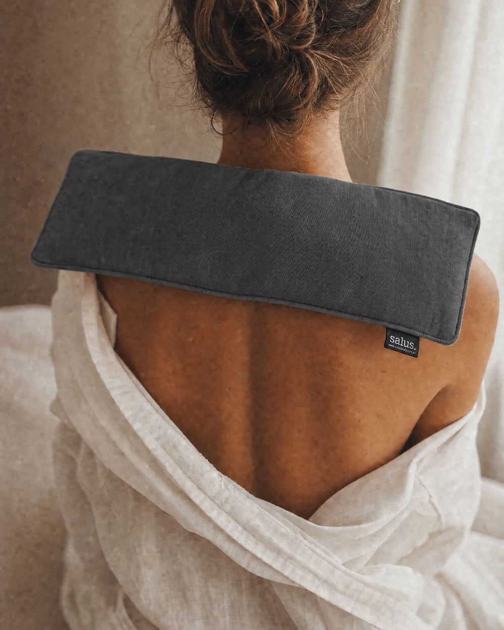 Salus Lavender & Barley Heat Pillow Charcoal