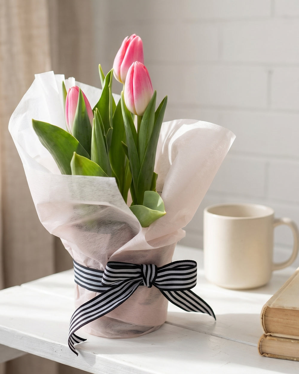 Potted Tulip - Pink