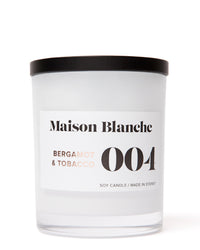 004 Bergamot & Tobacco - Large Candle