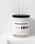 004 Bergamot & Tobacco - Large Candle