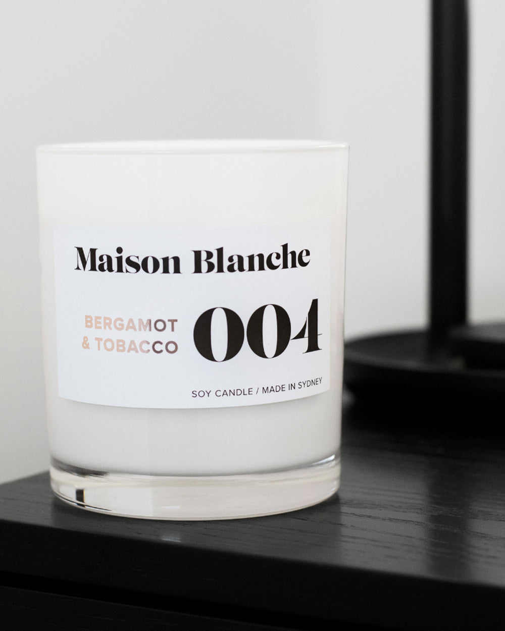 004 Bergamot & Tobacco - Large Candle