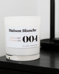 004 Bergamot & Tobacco - Large Candle