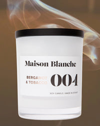 004 Bergamot & Tobacco - Large Candle