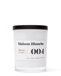 004 Bergamot & Tobacco - Medium Candle