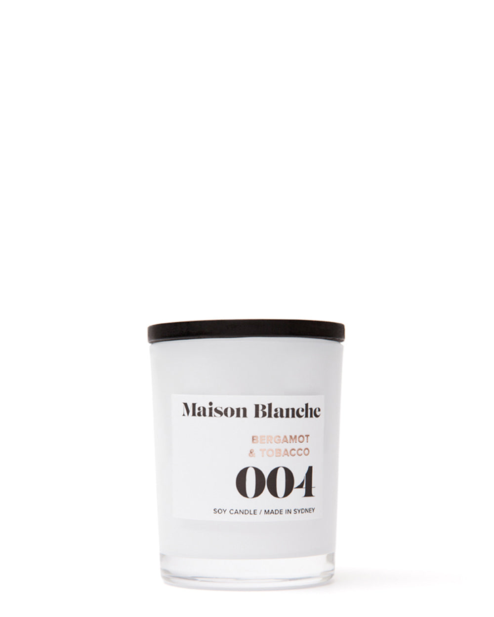 004 Bergamot & Tobacco - Petite Candle
