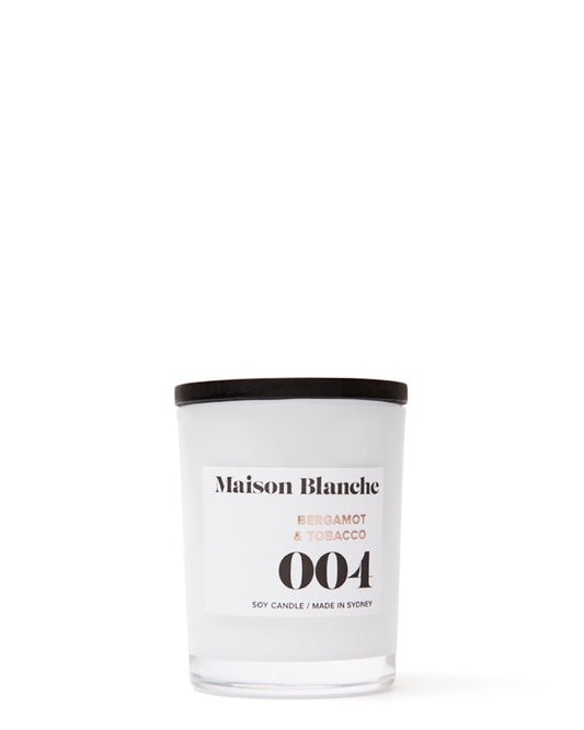 004 Bergamot & Tobacco - Petite Candle
