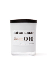 010 Cedarwood & Patchouli - Medium Candle