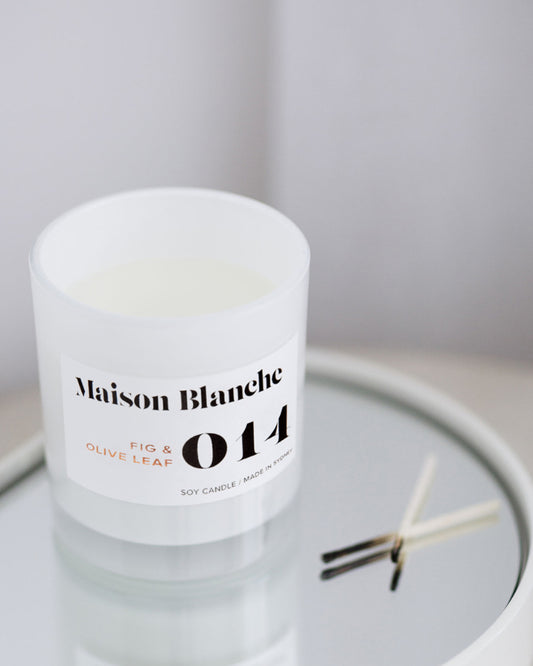 014 Fig & Olive Leaf - Medium Candle