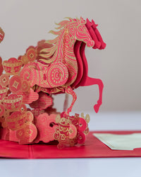 Year of the Horse Greeting Card