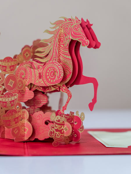 Year of the Horse Greeting Card