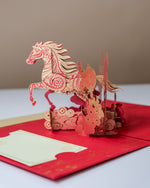 Year of the Horse Greeting Card