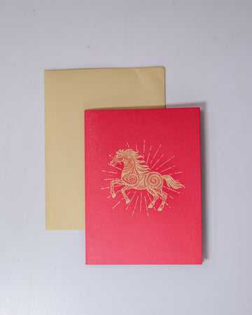 Year of the Horse Greeting Card