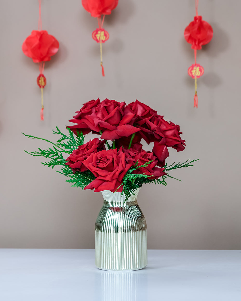 Lucky Bloom Vase Arrangement