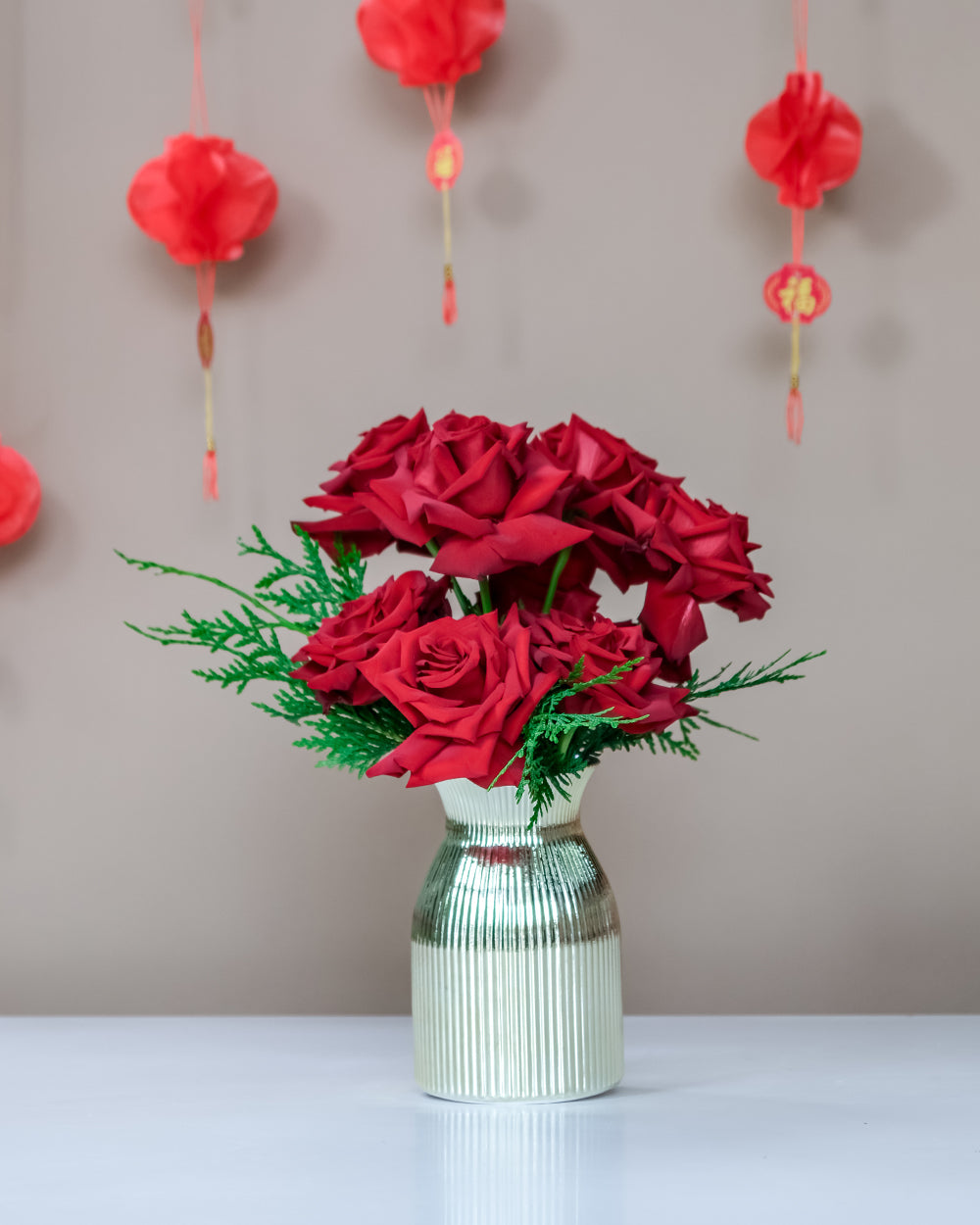 Lucky Bloom Vase Arrangement