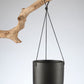 120mm Hanging Pot Black