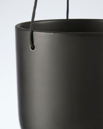 120mm Hanging Pot Black