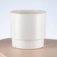 120mm Pot Plain White