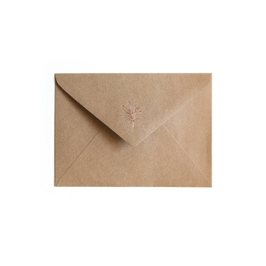 Brown Waratah Card