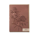 Brown Waratah Card