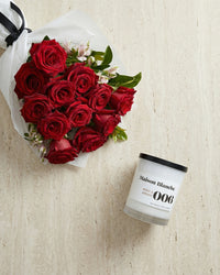 Amour Bouquet + Candle Bundle