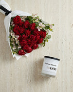 Amour Bouquet + Candle Bundle