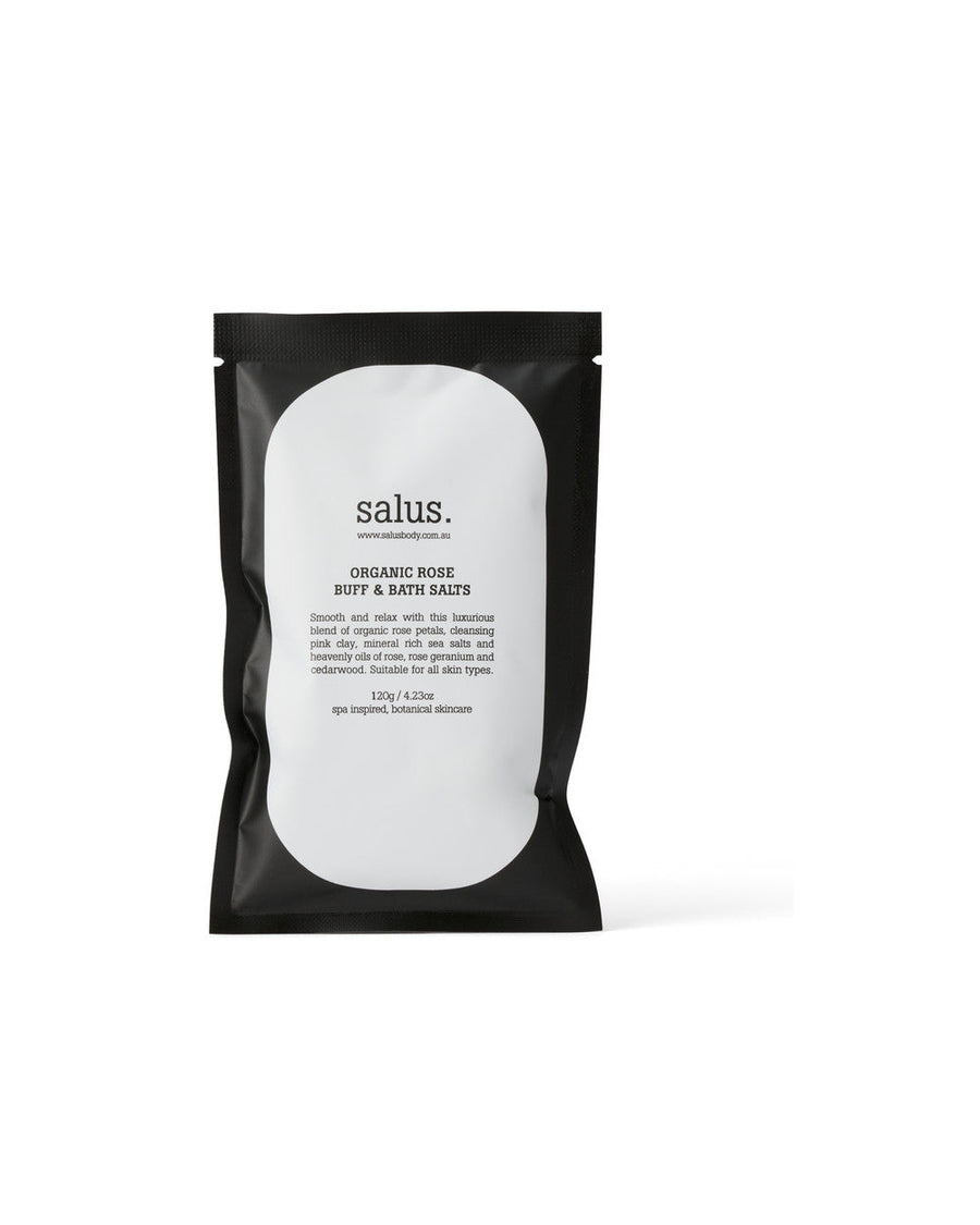 Salus Organic Rose Buff & Bath Salts