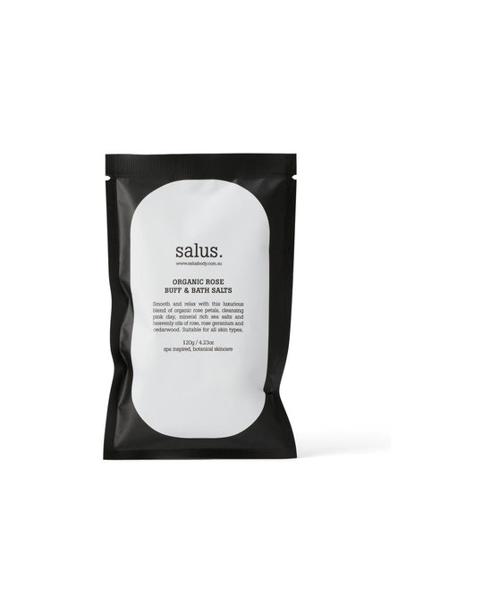 Salus Organic Rose Buff & Bath Salts