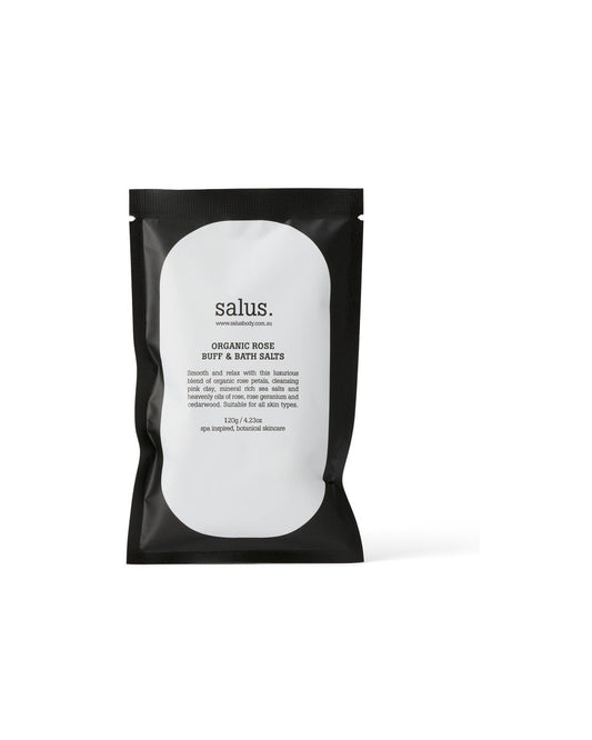 Salus Organic Rose Buff & Bath Salts
