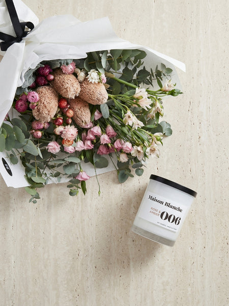 Broome Bouquet + Candle Bundle