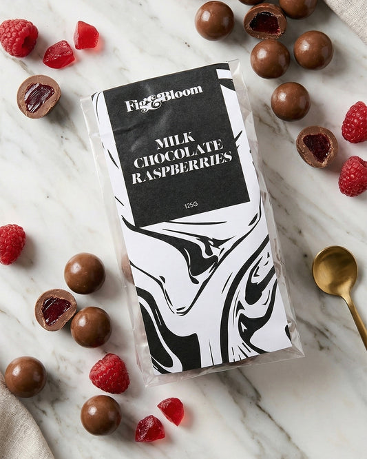 Milk Chocolate Raspberries