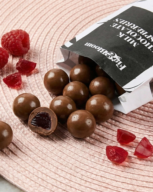 Milk Chocolate Raspberries