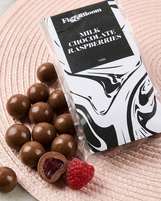 Milk Chocolate Raspberries