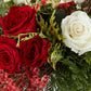 Christmas Table Flowers (Red & White)