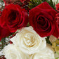 Christmas Table Flowers (Red & White)