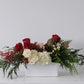 Christmas Table Flowers (Red & White)