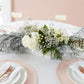 Christmas Table Flowers (White & Silver)