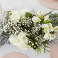 Christmas Table Flowers (White & Silver)