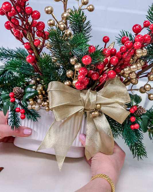 Everlasting Christmas Table Centrepiece