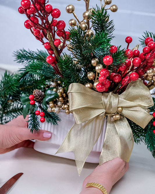 Everlasting Christmas Table Centrepiece